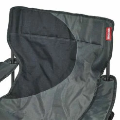 Fauteuil Camping ACIER Gris Noir 9 Fauteuil Camping ACIER Gris Noir -Trigano Boutique fauteuil acier gris noir 3