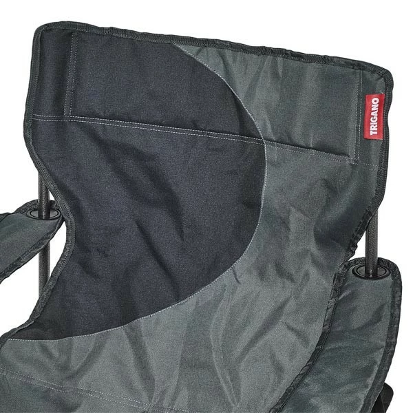 Fauteuil Camping ACIER Gris Noir 4 Fauteuil Camping ACIER Gris Noir – Image 4