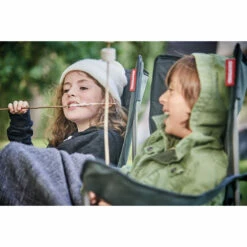 Fauteuil Camping ACIER Gris Noir 10 Fauteuil Camping ACIER Gris Noir -Trigano Boutique fauteuil acier gris noir 4