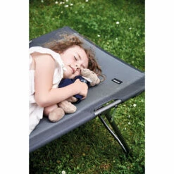 Lit De Camp Gris/noir -Trigano Boutique lit camp gris noir 2