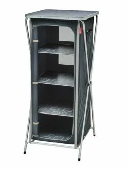 Meuble De Rangement Pliant XL Gris/noir