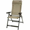 Fauteuil Camping Alu Dossier Haut SLIM Moka