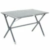 Table Camping à Clayettes Aluminium 115 Cm