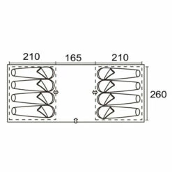 Tente Camping 8 Places Trigano BILBAO 8 -Trigano Boutique tente camping trigano bilbao 8 9